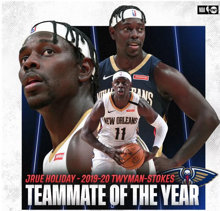 NBA历年最佳队友奖获得者一览！