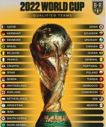 世界杯32强已确定29席，美国直通