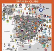 西班牙足球队实力如何,西甲球队城市分布