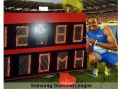 #男子110米栏纪录# 12秒80  美国名将梅里特创造世界纪录