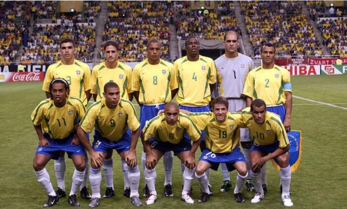 图2：2002年世界杯冠军巴西队