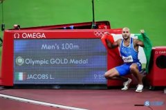 东京奥运会男子百米决赛冠军：意大利雅各布斯