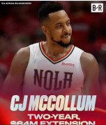 CJ-麦科勒姆NBA生涯合同及数据